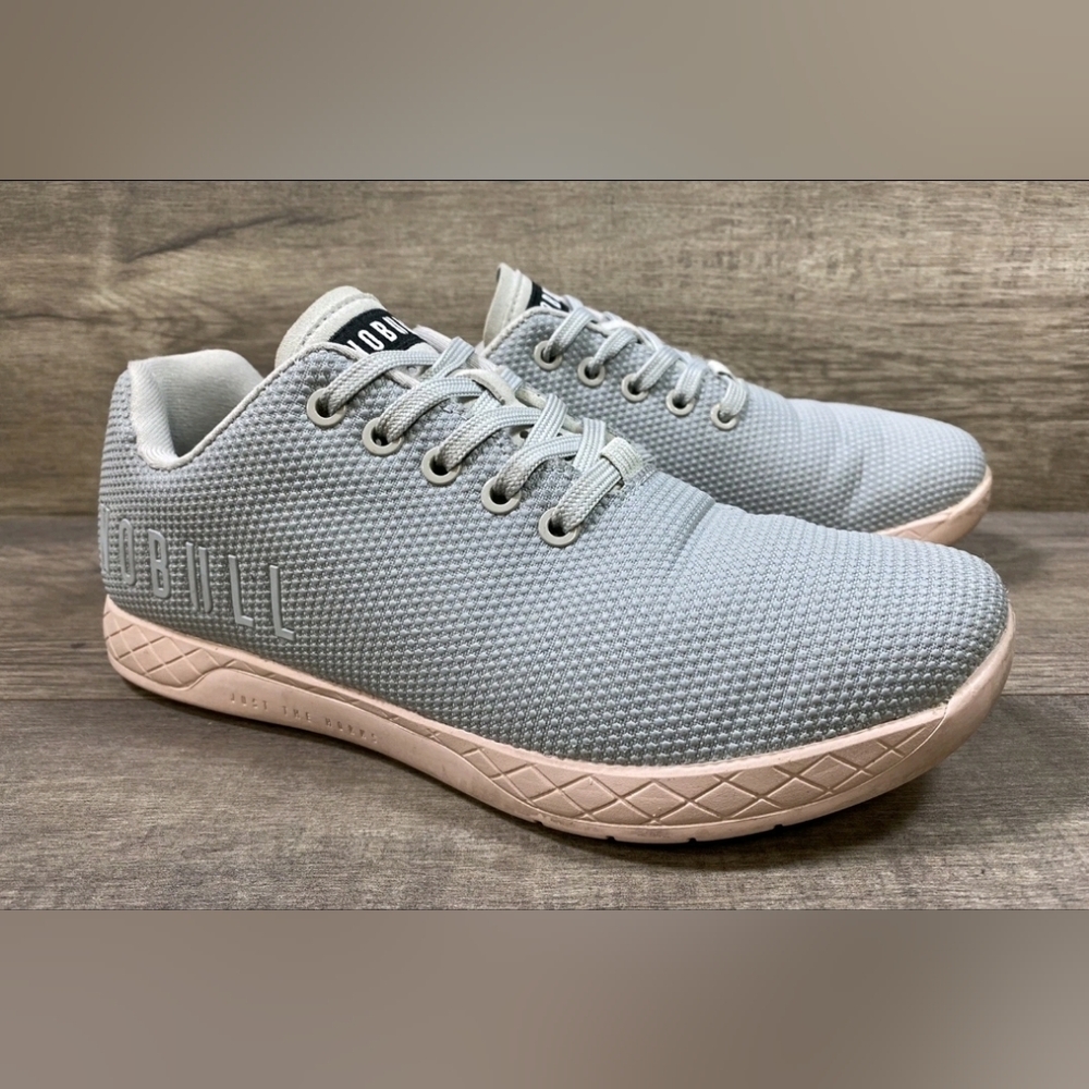 NoBull Arctic Dusty Rose Pink Gym Trainer Shoes, sz W 10 / M 8.5 ~ EUC!